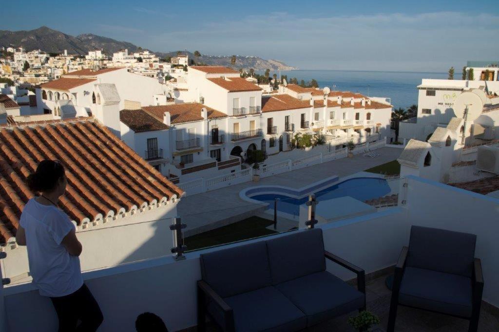 Villa Bajamar 13, vistas desde la azotea, wifi gratis Nerja Exterior foto